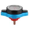 Universal Thermostatic Radiator Cap Water Tank Cover Leakproof W Temperature Gauge