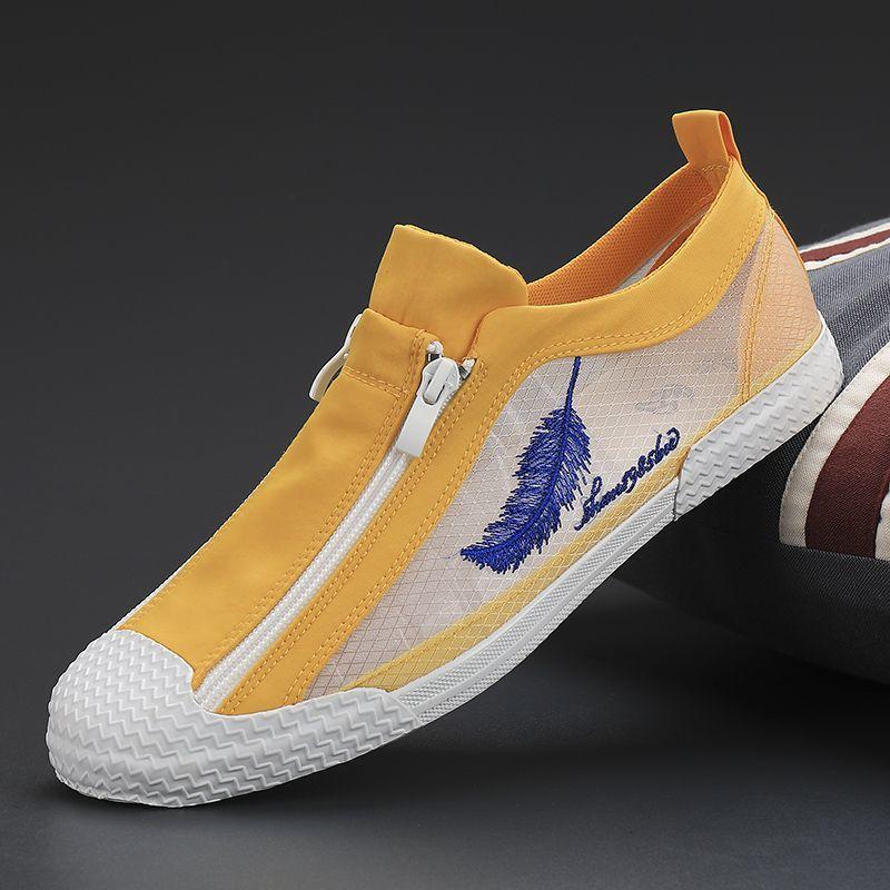 Дизайнерские мужские кроссовки с защитным носком — фото 5