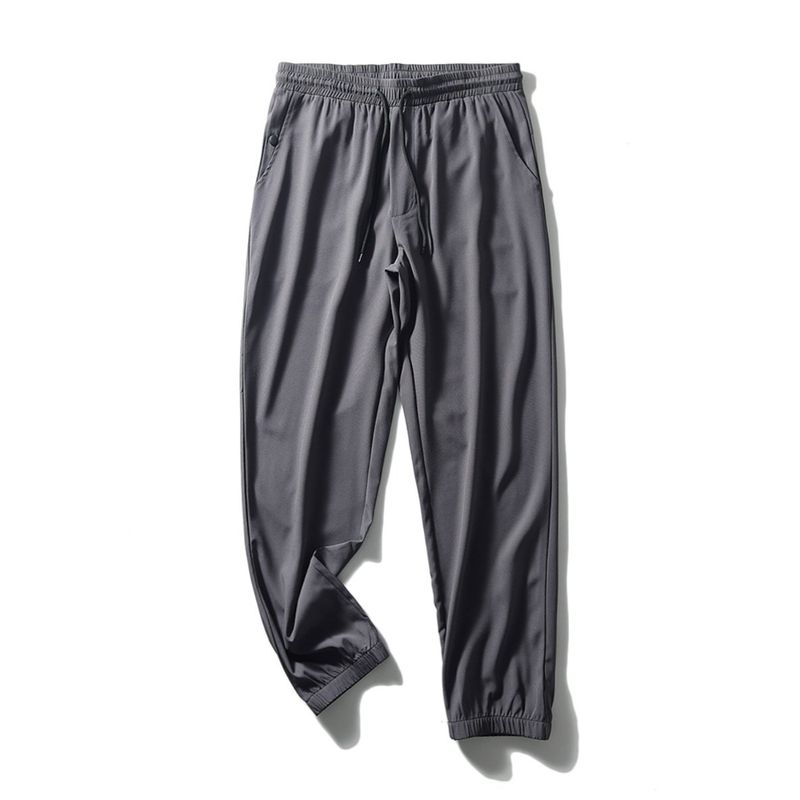 Outdoor Stretch Ice Silk Quick-Dry Pants Men's Summer Thin Hiking Hiking Sports Pants Export Men's Pants Casual Pants