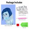 Disney DIY Pearl Painting Inside Out Tender and Melancholic Decorative Painting Creative Ornaments Friends Gifts Desktop Furnishings Home Decoration