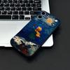 Little P-Prince And A F-fox Phone Case For IPhone 17 Air 16 E Pro Max 15 14 13 Mini 12 Pro 11 Max Plus Black Soft Shell