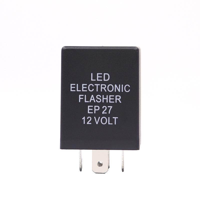 LED Electronic Flasher Relay EP27 5Pin 12V 1Pc Fix Hyper Flash Car Steering Signal Blinker for Universal Vehicles