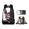 Rollenspiel Animation Zubehör Rucksack Schultasche Umhängetasche Federmäppchen Dreiteiliges Set