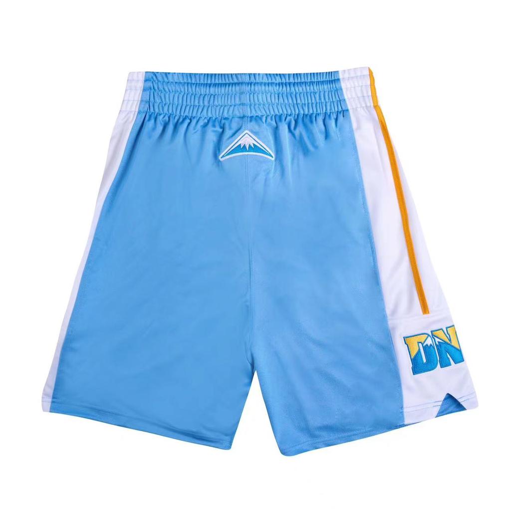Mitchell & Ness x NBA Authentic Basketball Shorts Unisex Blue ASHR7102-DNU03PPPLTBL