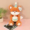 Birthday Cake Bear Plush Toy Teddy Bear Doll Fox Pillow Cute Doll Birthday Gift