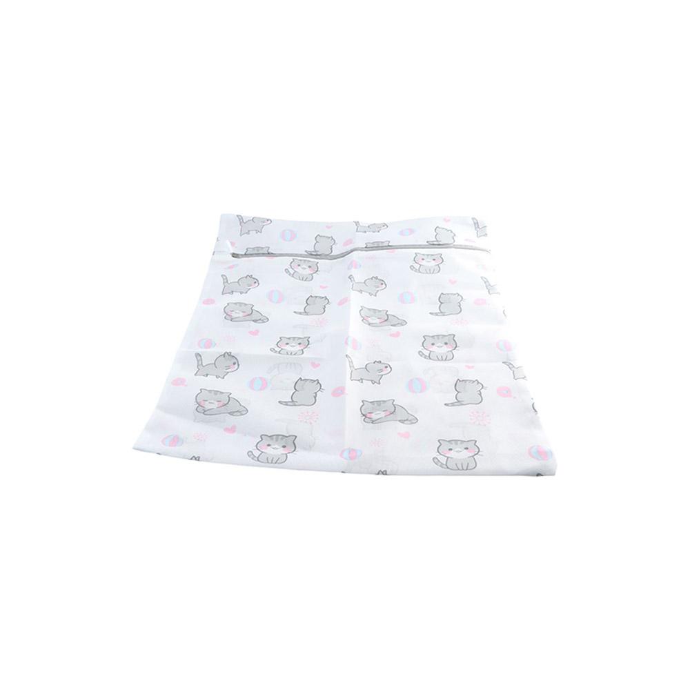 Printing Laundry Bag Cartoon Cat Washing Bag Washing Net  Pouch  Clothing Care Protection