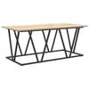 1 Modern Retro Living Room Coffee Table, Decorative Display Table, Dimensions 100x50x40 Cm, Suitable for Balcony and Garden Decoration