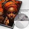Beautiful African Woman Posters and Prints Canvas Painting Portrait Wall Art Pictures for Living Room Home Decoration No Frame