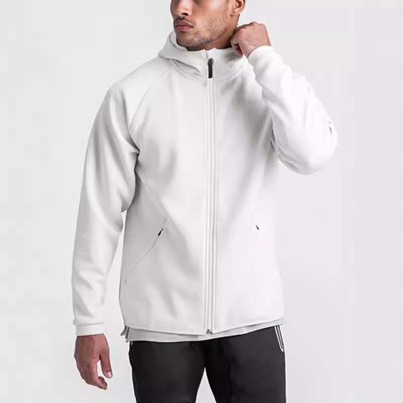 Spring Autumn Men's Hoodie with Zipper Men's Long Sleeve Trendy Brand Running Sports Coat Jackets & Coats men’s