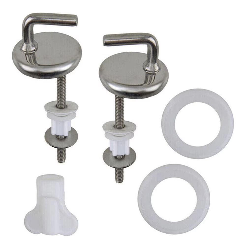 Stainless Steel Toilet Seat Bolts Kit Durable Toilet Cover Connector Toilet Repair