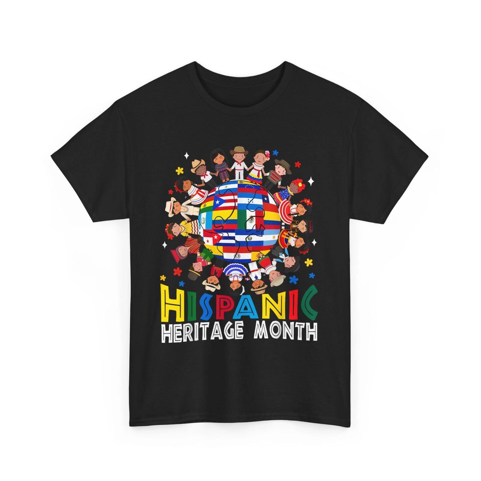 

Hispanic Heritage Month Latino Puerto Rico Boys Girls Kids T-Shirt 2XL