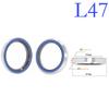 1PC Bike Headset Bearings 32.4 43.8 7 33 37 46.9 46.8 34.1 35 47 48.9 49 8 mm ACB Road MTB Angular Contact Bicycle Bearing 36/45