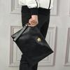 Versace Classic Medusa Leather Clutch Bag With Gold Buckle Men clutch Black DP85102-DCASP-D41OH