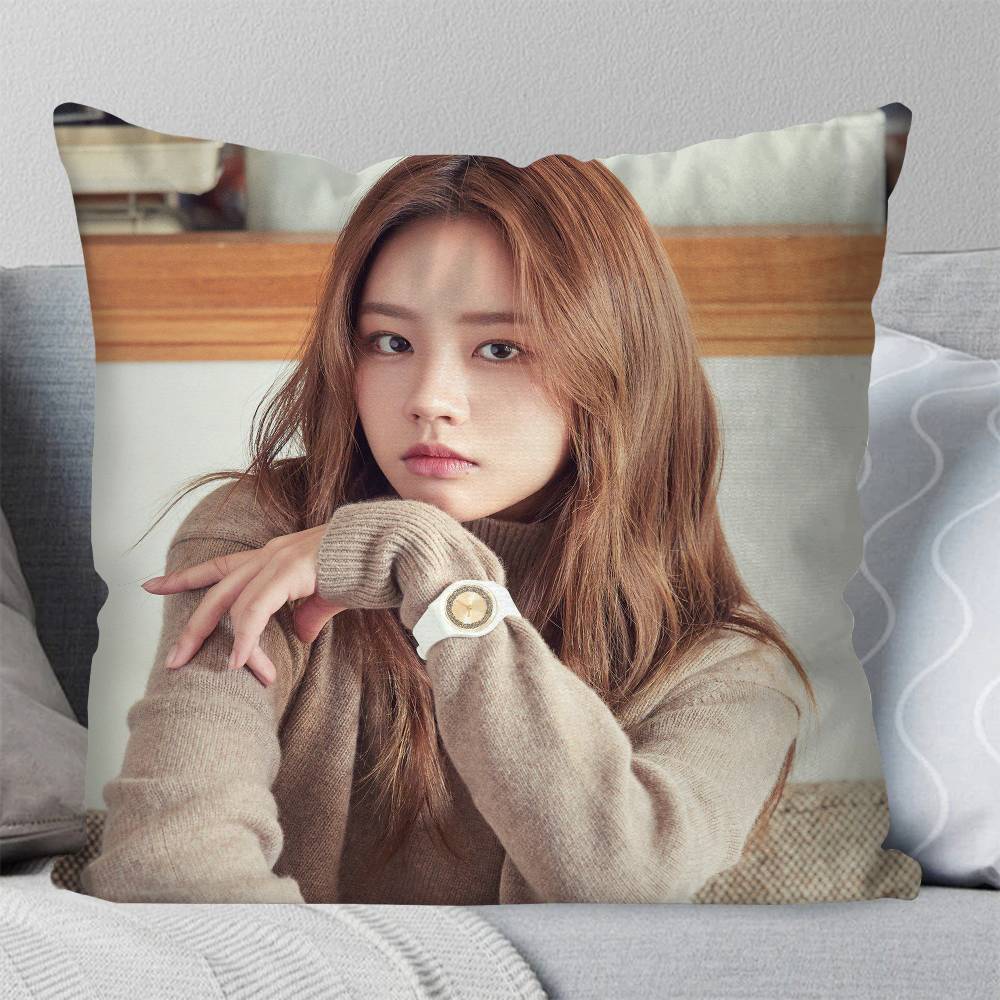 Korean Singer And Actor Lee Hyeri Pillow Case Fashion Square Pillowcase Bedroom Sofa Room Ins Decoration Leisure