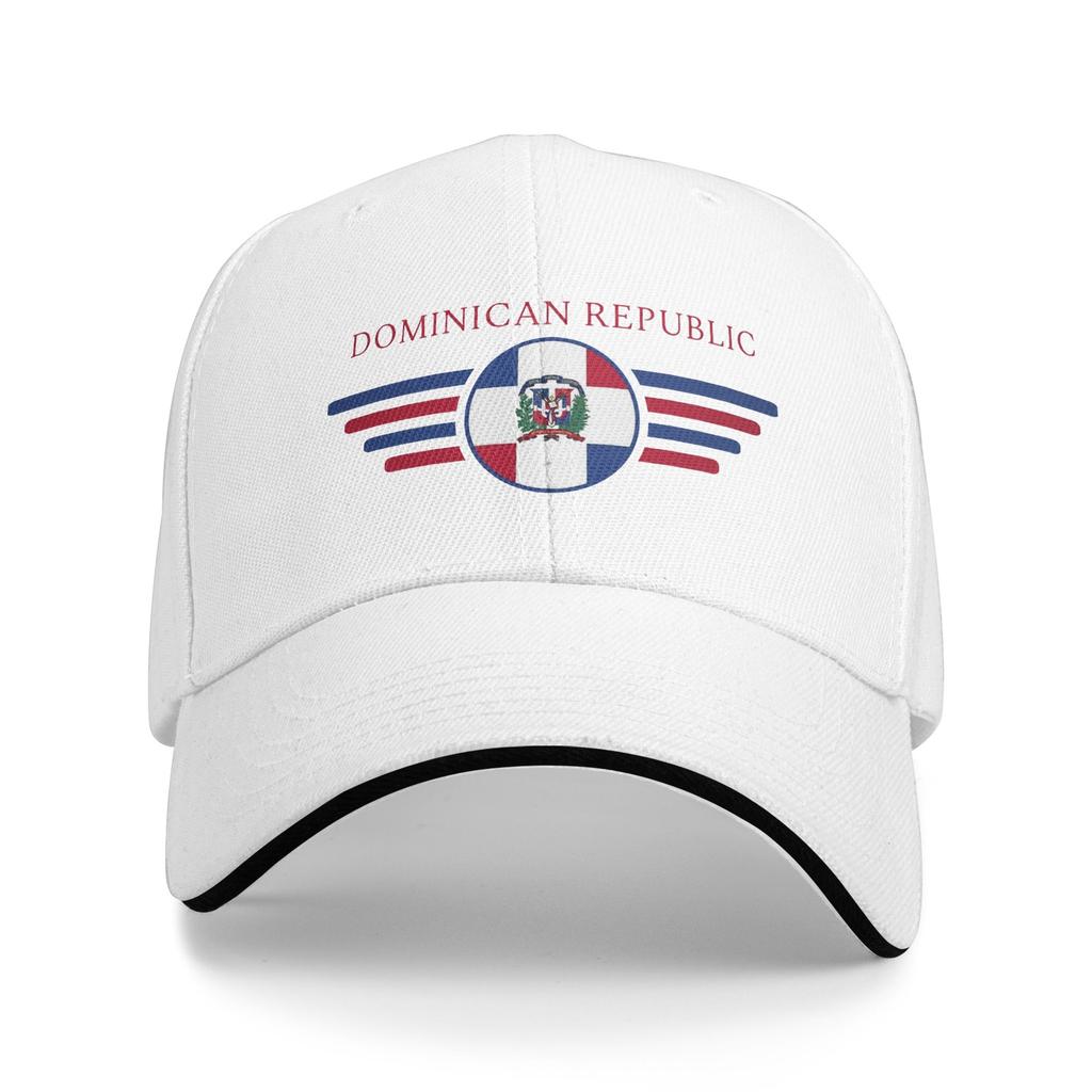 DR Dominican Republic Golf Hat Outfits Classic Snapback Hat For Unisex Women Golf Headewear Adjustable Fit