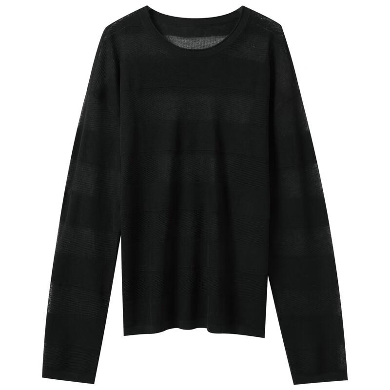 Sancai 2025 Autumn Sheer Knit Pullover