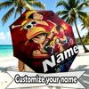 Custom Name Personalized One Piece Print Umbrella, Auto Open Close, 8‑Rib Sturdy Frame, Commute Camping Hiking Use, Birthday Gift