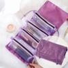 4-in-1 Hanging Toiletry Bag Travel Toiletries-Foldable Compact Cosmetic Kit Quick Roll Up Removable Dividers Makeup Organizer
