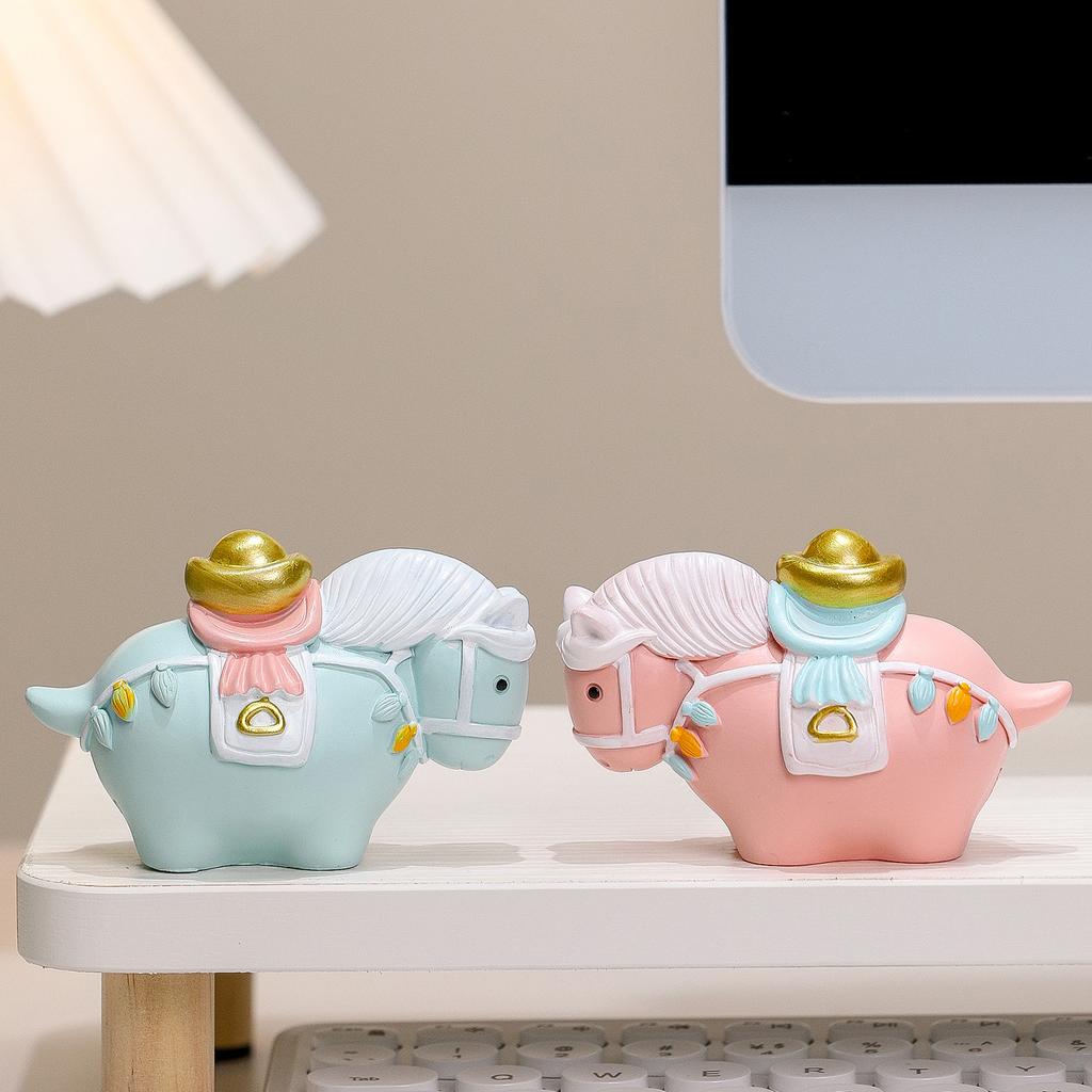 1Pc Successful Luoyang Tang Sancai Merchandise Small Fat Horse Ornament Office Desktop Merchandise Figure Travel Souvenirs