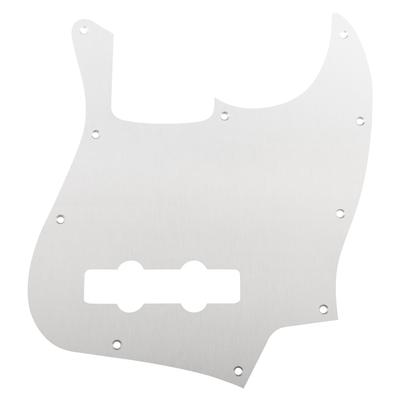 Musiclily Ultra 10-Hole Anodized Aluminum JB Jazz Bass Pickguard for 4-String Fender American Standard Jazz Bass, Original Color