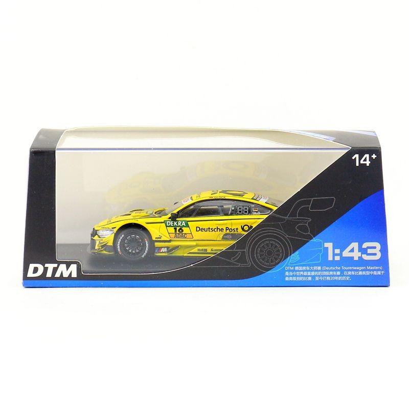 Bmw M4 Dtm Metal Car Model With Base For Collection And Display