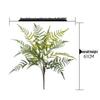 Sunny Window Fern Leaf Rose Wedding Bouquet - Faux Flower Home Decor
