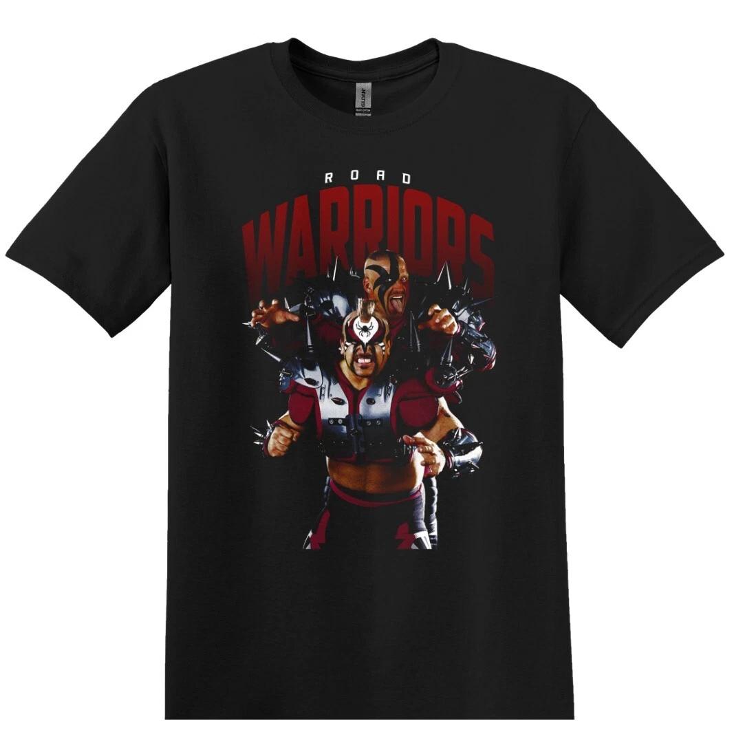 Road Warriors Wrestling T-Shirt Black S-3XL XS