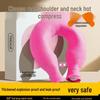 U-shaped Hot Water Bottle with Neck-Hanging Design for Cervical Relief