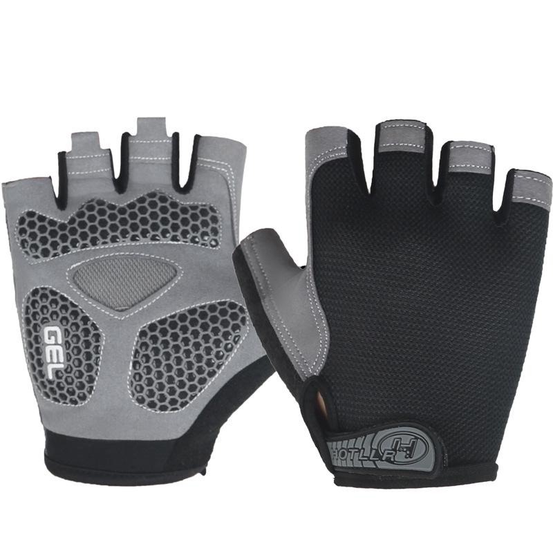 

Unisex Fitness & Cycling Half-Finger Gloves - Non-Slip, Shock-Absorbing, Breathable, for Outdoor Sports Extra Large