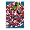Tenyo In Jigsaw Puzzle Avengers Includes and Service Card (Tenyo) [Made Japan] 1000-Piece Assemble! (51x73.5cm) R-1000-643, Glue, Spatula,