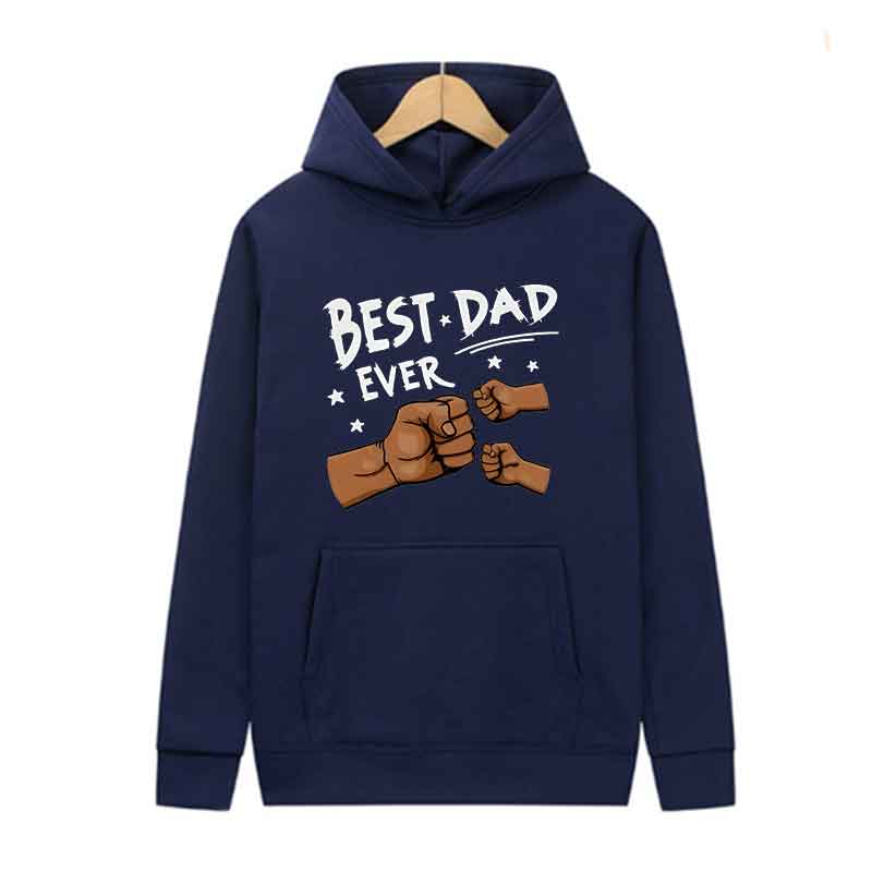 Herbst Schwarz Herren Trend Hoodies Damen Lässig Streetwear Bester Papa Aufdruck Sweatshirts Langarm Harajuku Y2K Tops Frühling Weiß