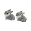 Easters Bunnies Figurines Realistic Rabbit Stuffe Farm Animal Statue for Spring Basket,Home Decorations,Photo Props