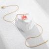 Unift Enamel Lotus Necklace Stainless Steel Pendant Necklace for Women Exquisite Lotus Necklace Jewelry Gifts for Friend