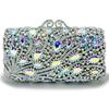 Large Stone Clutches Bags Woman Silver/Gold Diamond Evening Bag Crystal Party Prom Handbag Wedding Bridal Gala Rhinestone Purse