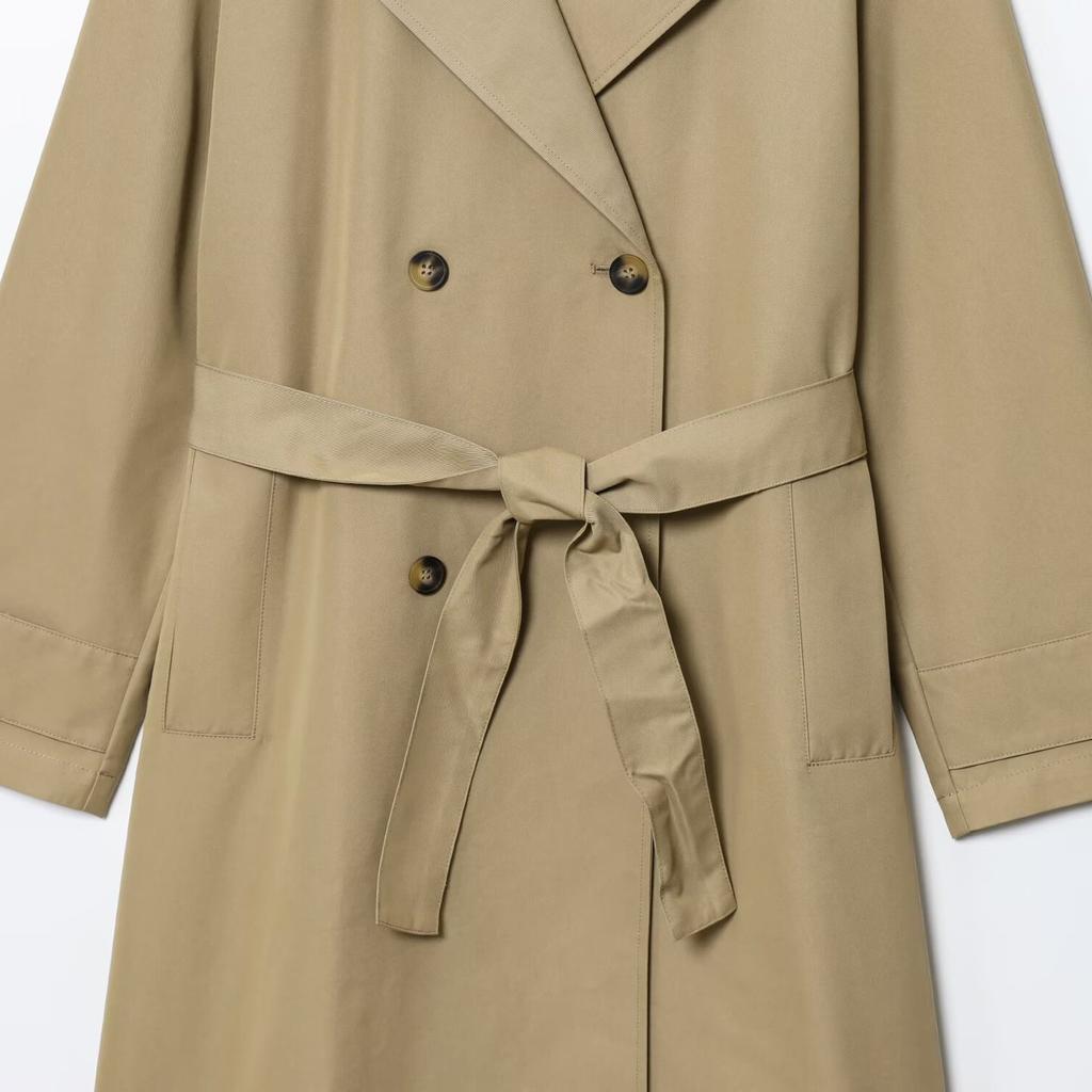 European and American style, new women's clothing, fashionable, casual, versatile, long trench coat 8372277
