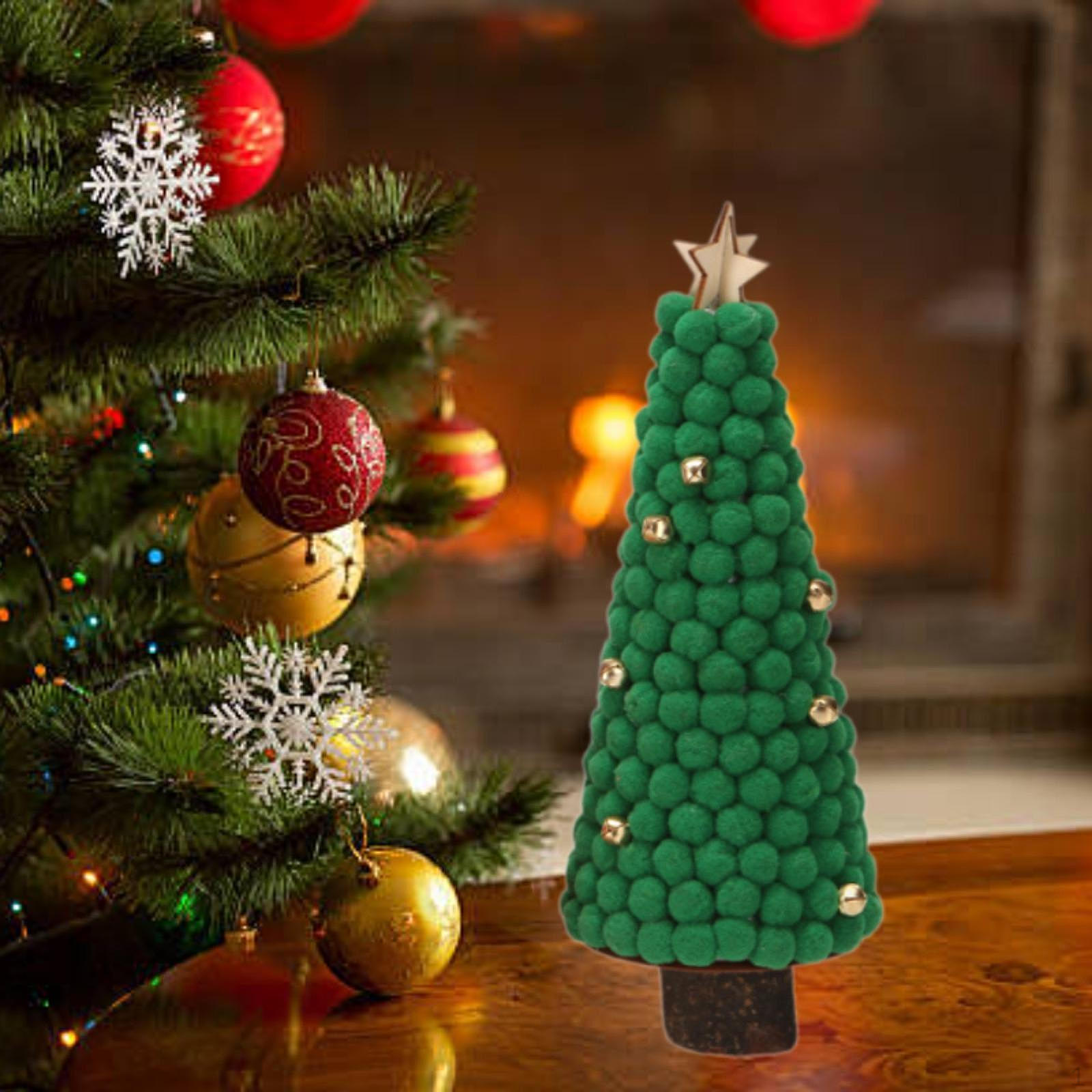 

Рождественская елка Статуэтка Деревянная скульптура Коллекционные поделки Декоративная рождественская фигурка Украшение для