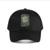 Merry Bright Retro Floral Holiday Baseball Cap Fashion Outdoor Sports Sunhat Unisex Snapback Cap Womens