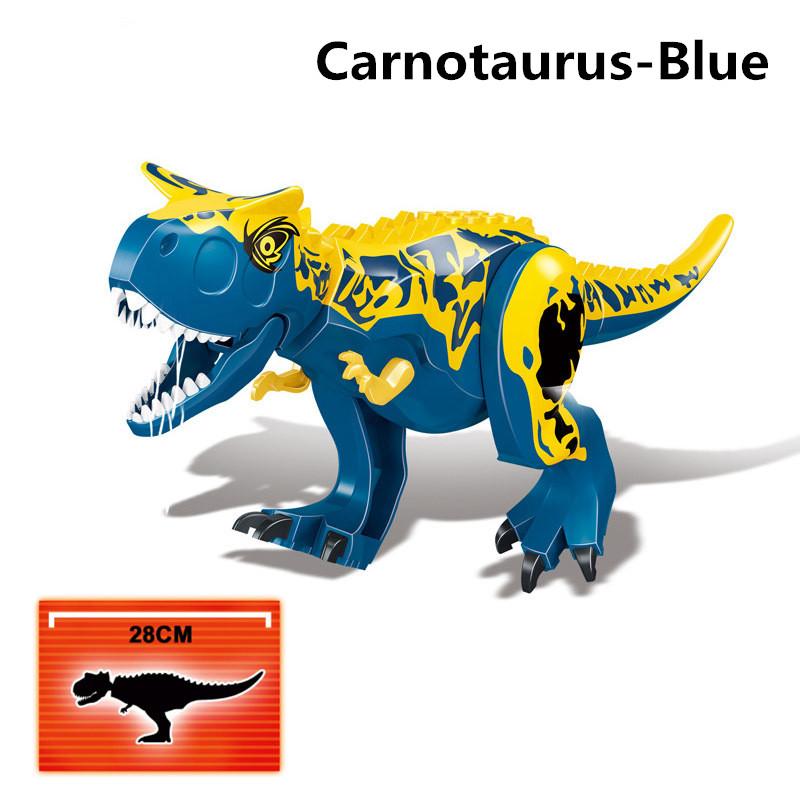 28CM Didžiulis Raptor Carnotaurus Konstruktoriai Dinozaurų Kaladėlės Tyrannosaurus T-Rex Surinkimas Vaikų Žaislai Vaikų Dovana Kalėdinės Dovanos