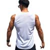 Men's Trendy Sleeveless Mesh Pullover: Quick-Dry Round Neck Fitness Top