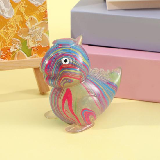 Dinosaur Squeeze Toy Slow-Rising TPR Fidget for Stress Relief Cute Soft Decompression Gadget for Students Adults