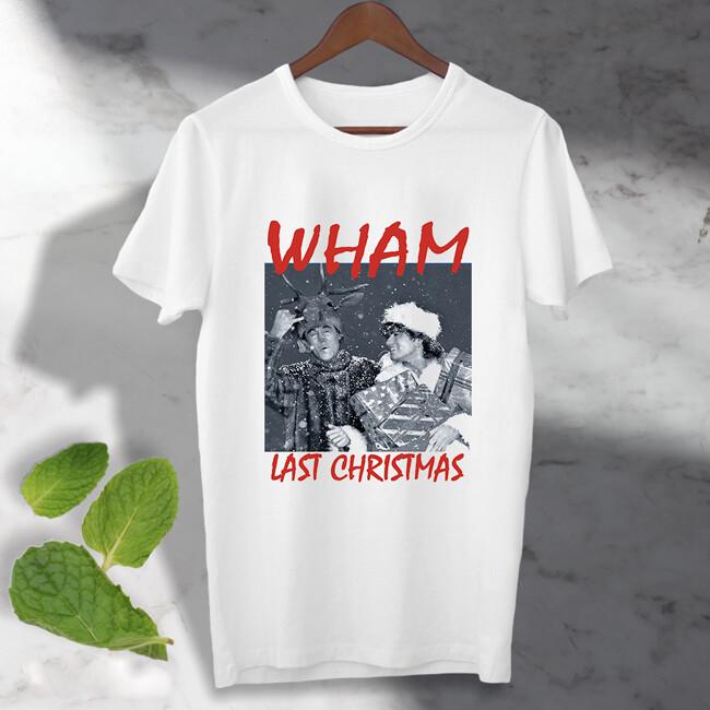 

Last Christmas Wham T shirt Xmas Unisex Men s ,Ladies Ideal Gift Tee Top L