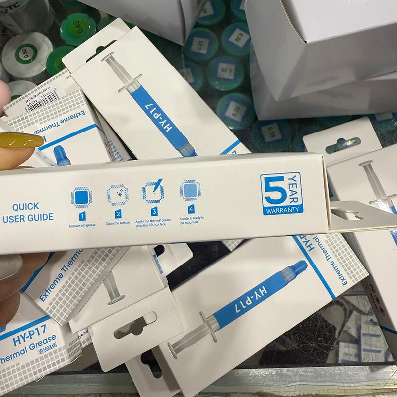 1 Pezzo Alta Conduttività Termica 17,3 W/M-K Hy-P17 Pasta Termica Prestazioni Premium Per Tutti i Processori Cpu/Gpu Accessori Fai da Te