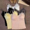 Lace Patchwork V-neck Camisole Vest: Women's Sexy Slimming Inner Layer Top