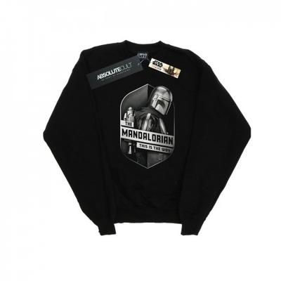 Mens The Mandalorian This Way Mando Shield Sweatshirt