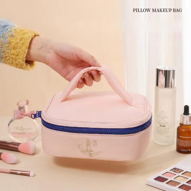 Large-capacity Makeup Bag, Skin Care Products, Toiletries Bag, Travel Hand-held Bag with Zipper, Portable Storage and Sealed