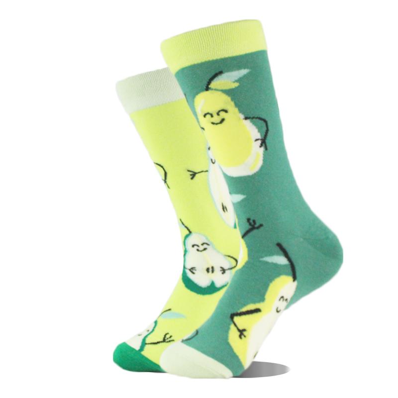 AB Happy Cotton Funny Socks Men Beer Panda Duck Crazy Design Sokken Unisex Novelty Plant Piano Crew Skateboard Calcetines Hombre