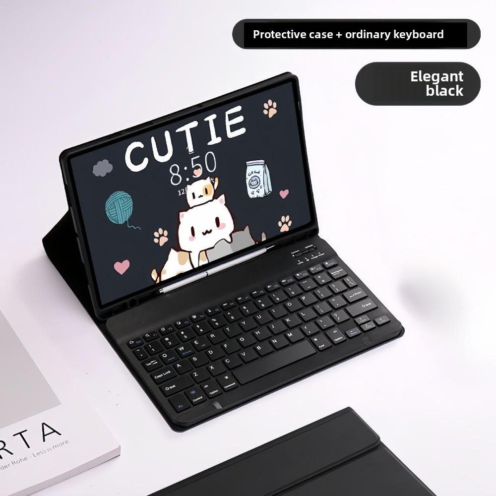 Leather Case for Samsung A9 Plus Tablet with Magnetic Keyboard and S Pen Slot Compatible S9FE