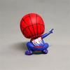 Marvel Avengers Spider-Man Figurine d'Action Mignonne Posture Décoration Anime Collection Figurine Modèle Jouet Ornements Cadeau Enfants