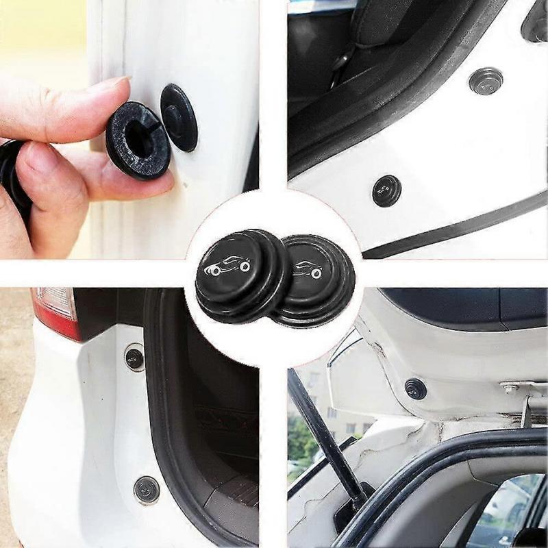 Car Shock Absorber, Car Door Shock Absorbing Gasket,car Door Anti-collision Pad Sound Insulation And Shock-absorbing Gasket(black)(12pcs )