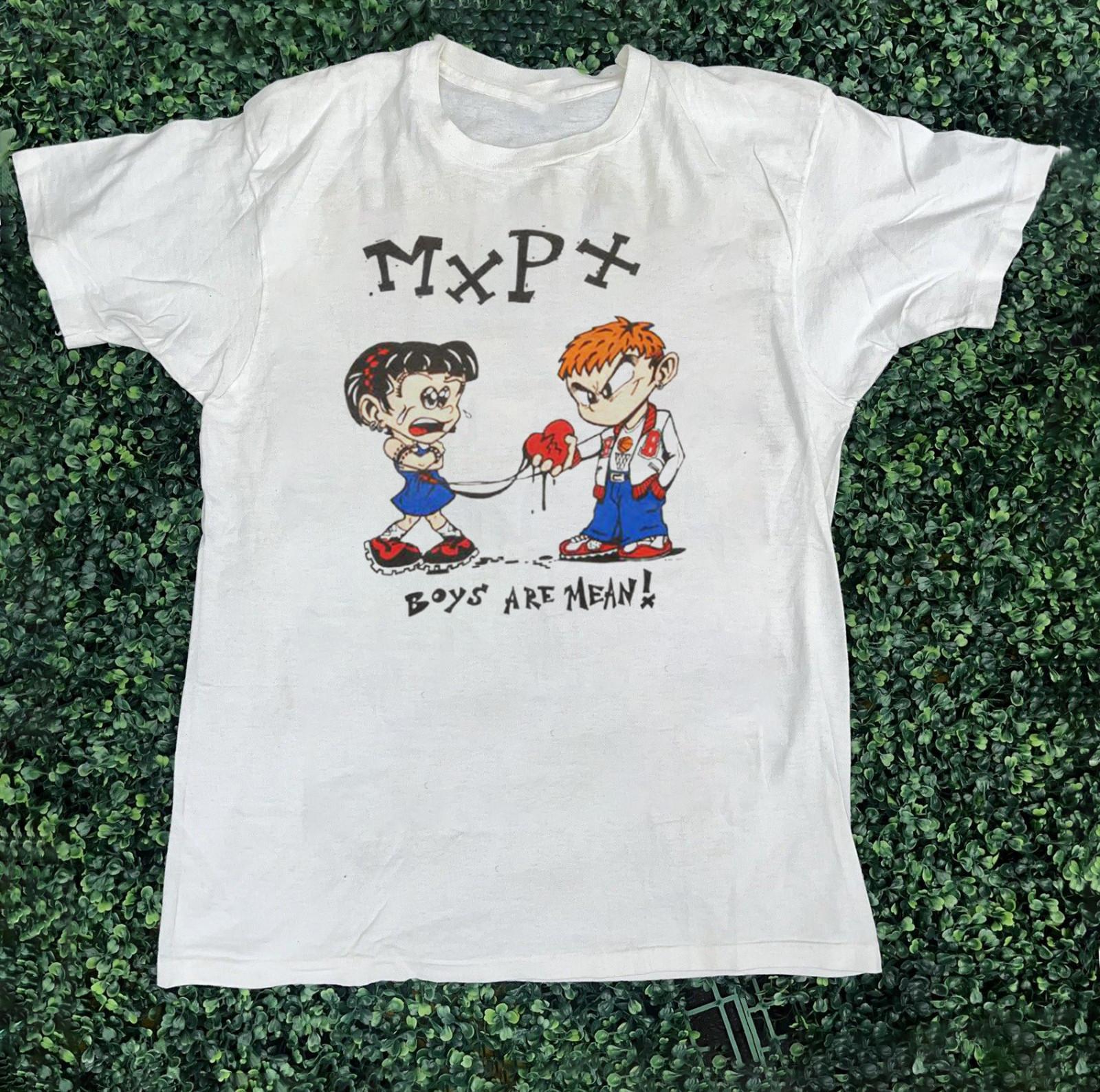 Boys Are Mean MXPX Band Album White Adult Tee Cotton Shirt UU801 Unisex T-Shirt S